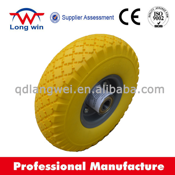 4.00-8 PU wheel with plastic rim