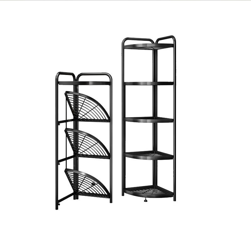 Concepts Xtra Storage 3 Tier Corner Folding Metal Corner Shelf
