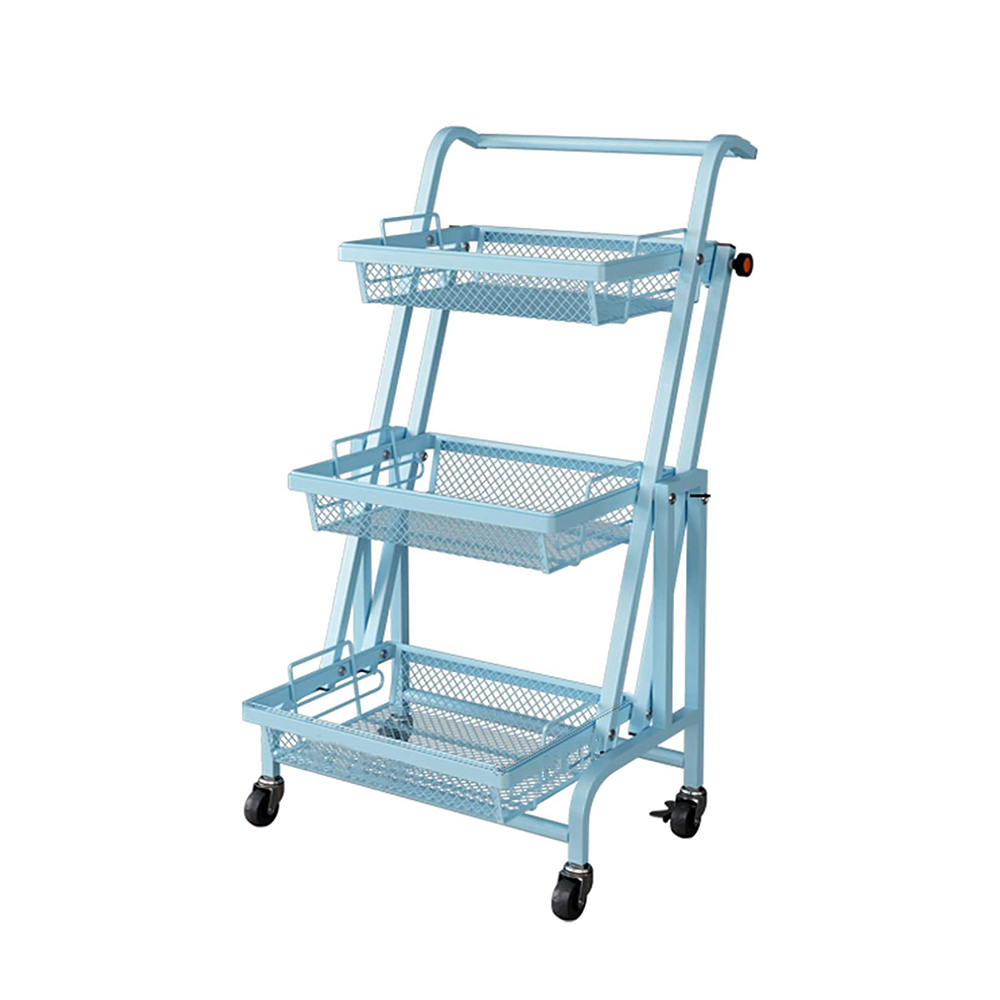 Parallel folding multifunctional cart